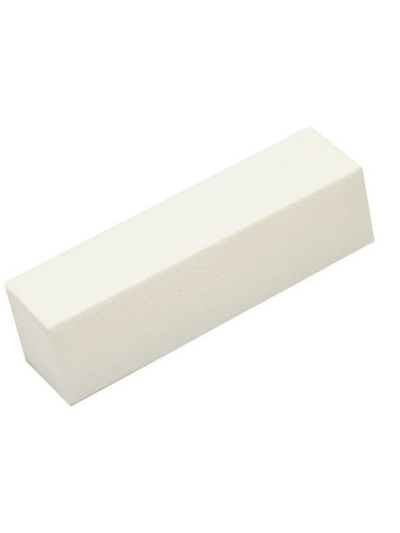 Peggy Sage Pack Of 10 White Sanding Nail Blocks komplet bloków polerskich do paznokci biały 10szt