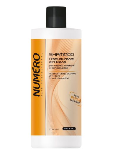NUMERO Restructuring Shampoo With Oats restrukturyzujący szampon z owsem 1000ml