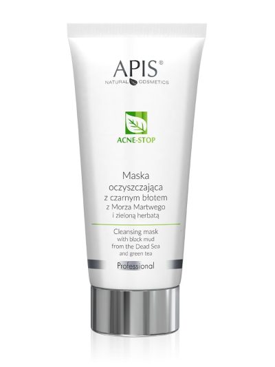 APIS Acne-Stop maska oczyszczająca z czarnym błotem z Morza Martwego i zieloną herbatą 200ml