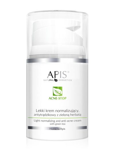 APIS Acne-Stop lekki krem normalizujący antytrądzikowy z zieloną herbatą 50ml
