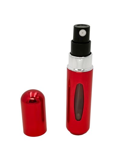 Podróżny atomizer na perfumy 5 ml czerwony