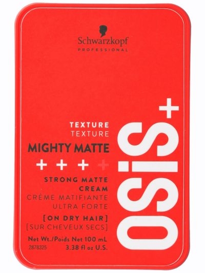 Schwarzkopf Professional Osis+ Mighty Matte mocno utrwalający matujący krem do stylizacji włosów 100ml