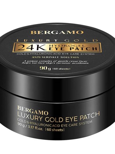 BERGAMO Luxury Gold hydrożelowe płatki pod oczy 60szt.