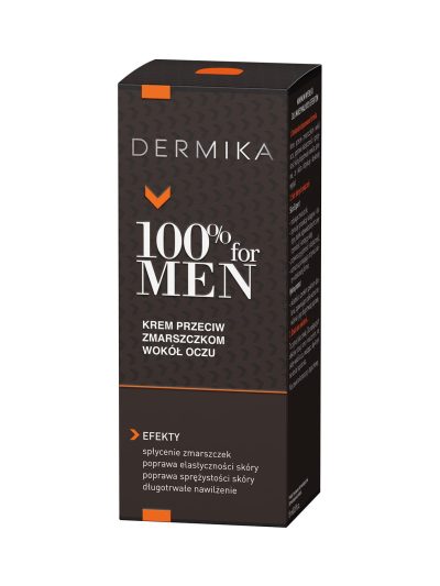 Dermika 100% for Men Eye Cream krem przeciw zmarszczkom wokół oczu 15ml