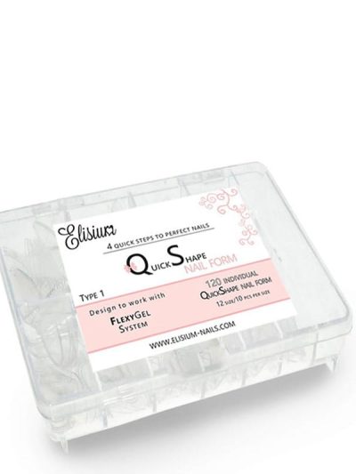Elisium Quick Shape Nail Form Type1 formy do przedłużania paznokci 120 szt.
