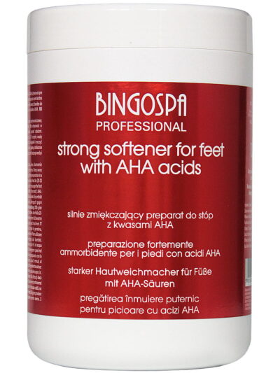 BingoSpa Silnie zmiękczający preparat do stóp z kwasami AHA 1000g