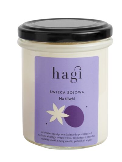 Hagi Świeca sojowa Na Śliwki 215ml