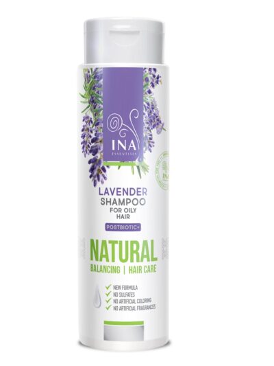INA ESSENTIALS Lavender Shampoo naturalny szampon lawendowy do włosów przetłuszczających się 200ml