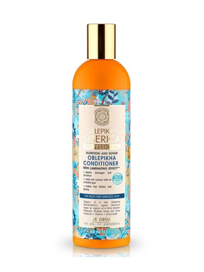 Natura Siberica Oblepikha Professional rokitnikowa odżywka do włosów słabych i zniszczonych 400ml
