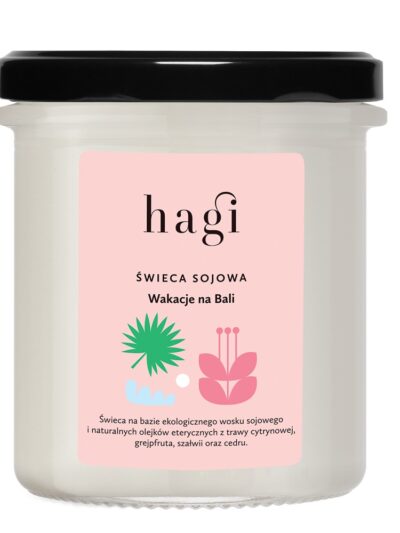Hagi Mała świeca sojowa Wakacje na Bali 215ml