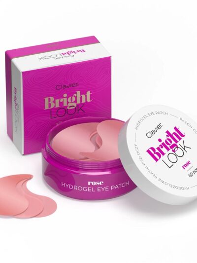Clavier Bright Look hydrożelowe płatki pod oczy Rose 60szt.