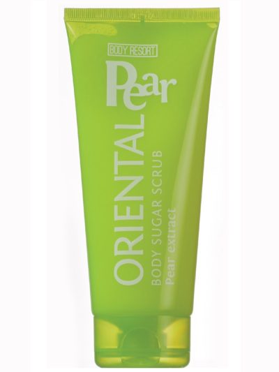 Body Resort Lime cukrowy peeling do ciała z ekstraktem z gruszki 250g