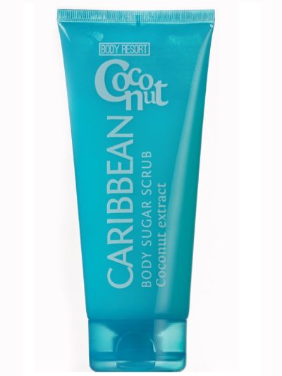 Body Resort Blue cukrowy peeling do ciała z ekstraktem z kokosa 250g