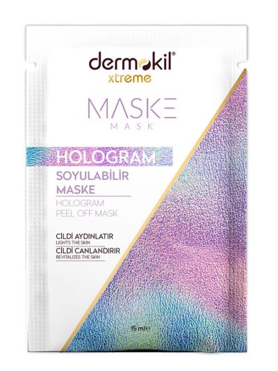 Dermokil Hologram Peel Off Mask rozświetlająca maseczka do twarzy 15ml