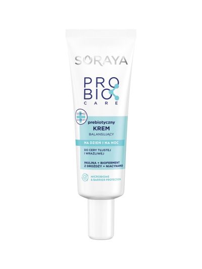 Soraya Probio Care prebiotyczny krem balansujący do cery tłustej i wrażliwej 50ml