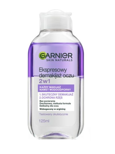 Garnier Skin Naturals płyn do demakijażu oczu 2w1 125ml