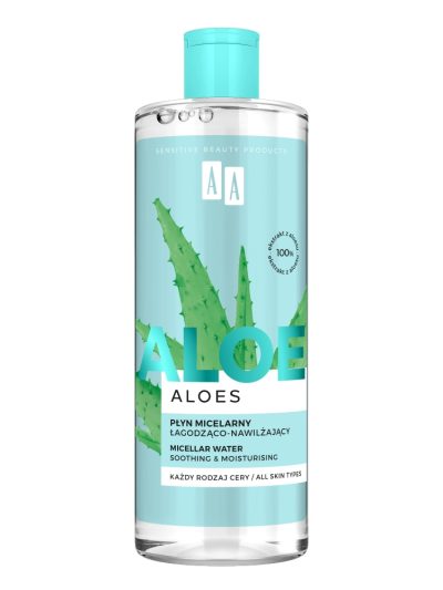 AA Aloes 100% Aloe Vera Extract płyn micelarny łagodząco-nawilżający 400ml