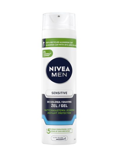 Nivea Men Sensitive łagodzący żel do golenia 200ml