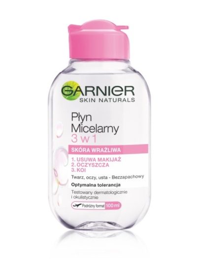 Garnier Skin Naturals płyn micelarny 3w1 skóra wrażliwa 100ml