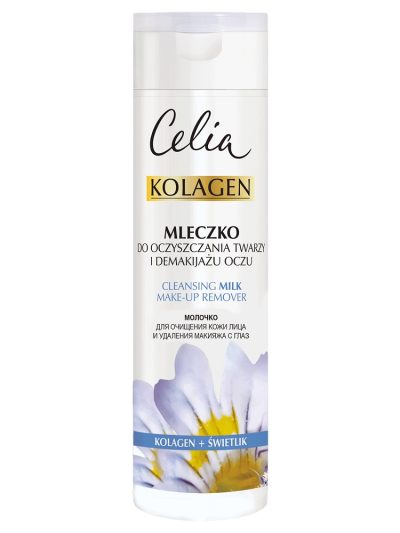 Celia Kolagen mleczko do oczyszczania twarzy i demakijażu oczu ze świetlikiem 200ml