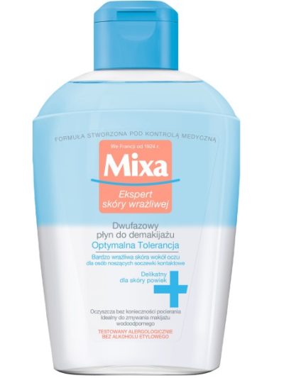 MIXA Optymalna Tolerancja dwufazowy płyn do demakijażu 125ml