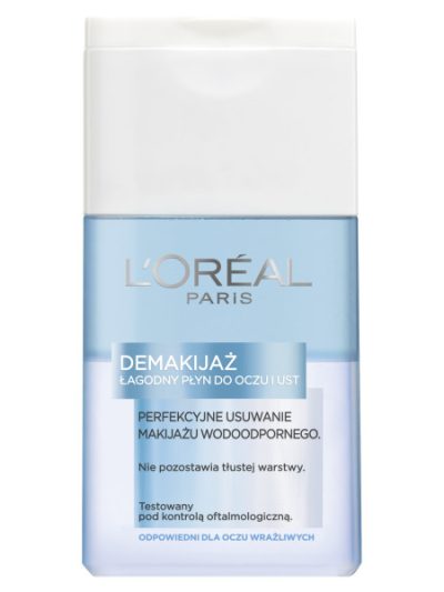 L'Oreal Paris Demakijaż łagodny płyn do oczu i ust 125ml