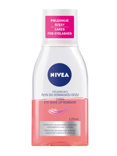 Nivea Pielęgnujący dwufazowy płyn do demakijażu oczu 125ml