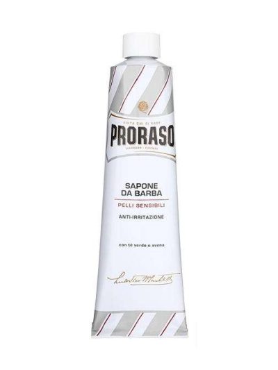 Proraso Sapone Da Barba kojące mydło do golenia z zieloną herbatą i owsem 150ml