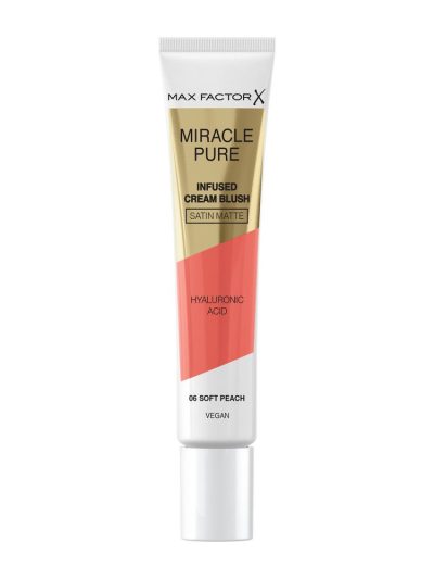 Max Factor Miracle Pure róż w kremie 06 Soft Peach 15ml