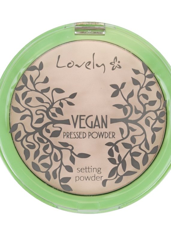 Lovely Vegan Pressed Powder transparentny puder matujący do twarzy 10g