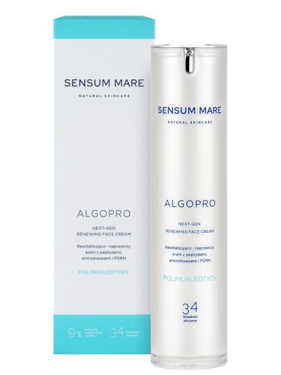 Sensum Mare Algopro rewitalizująco-naprawczy krem z 9% kompleksem peptydów i aminokwasów z PDRN 50ml